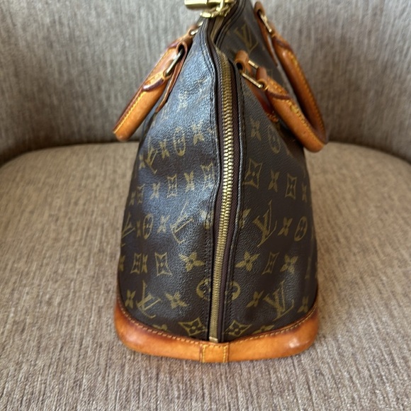 Louis Vuitton Alma Shoulder Bag PM Brown Canvas/Leather - Picture 5 of 10